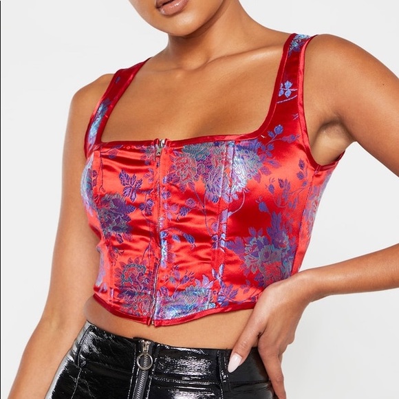 PrettyLittleThing Tops - PLT corset